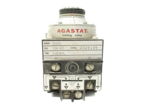 AGASTAT 2421AI 120V 2-60M 15A UNMP
