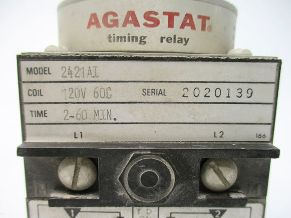 AGASTAT 2421AI 120V 2-60M 15A UNMP