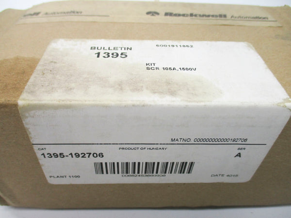 ALLEN BRADLEY 1395-192706 SER. A 1500V 105A (BR/WH) NSFS