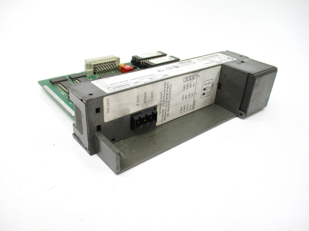 ALLEN BRADLEY 1747-SN SER. B F/W 1.0B 5VDC (NO DOOR/TERMINAL) UNMP