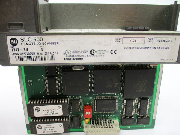 ALLEN BRADLEY 1747-SN SER. B F/W 1.0B 5VDC (NO DOOR/TERMINAL) UNMP