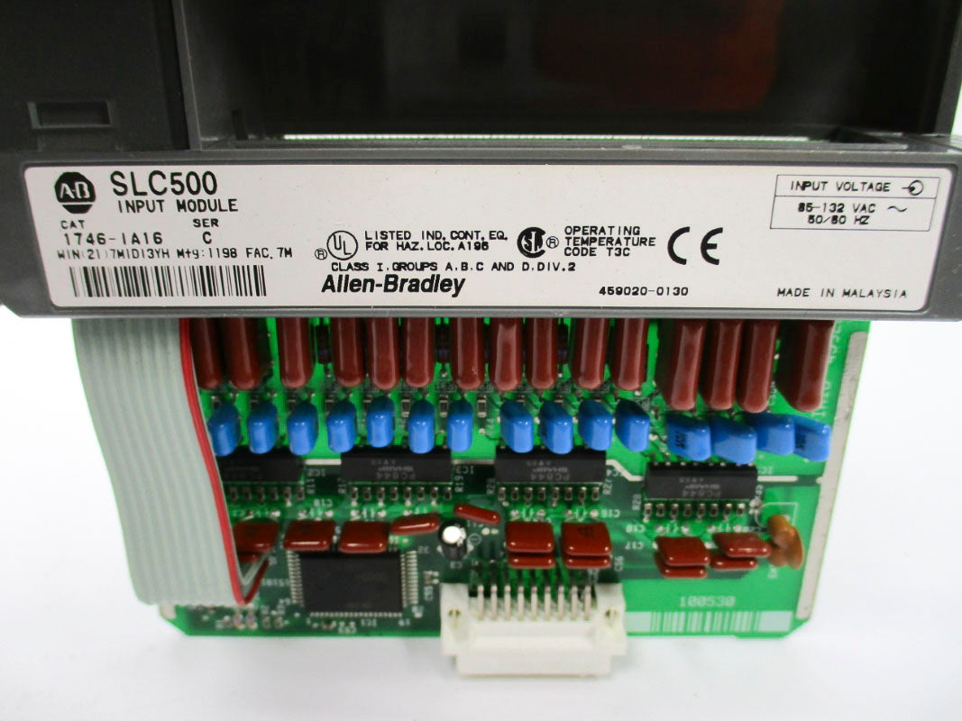 ALLEN BRADLEY 1746-IA16 SER. C 85-132VAC (NO TERMINAL) NSNP