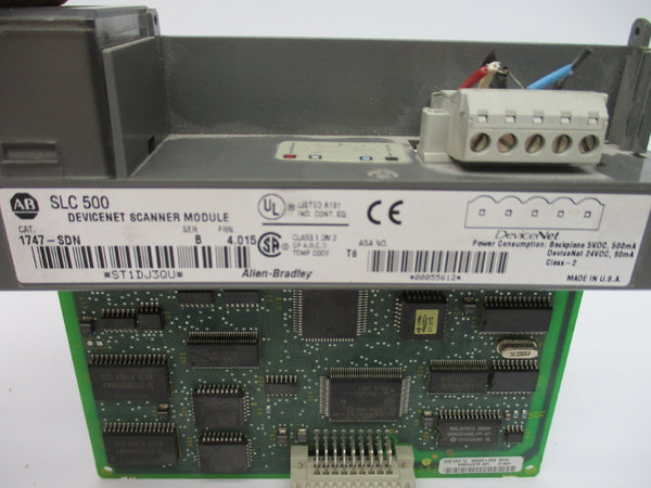 ALLEN BRADLEY 1747-SDN SER. D 24VDC F/W 4.015 (NO DOOR) NSNP