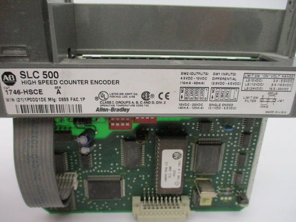 ALLEN BRADLEY 1746-HSCE SER. A 10-30VDC (NO DOOR/TERMINAL) NSNP