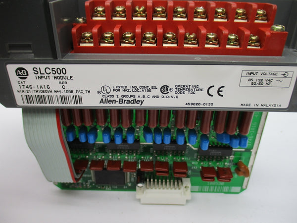 ALLEN BRADLEY 1746-IA16 SER. C 85-132VAC (NO DOOR) NSNP