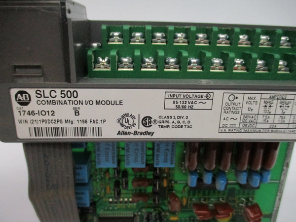 ALLEN BRADLEY 1746-IO12 SER. B 85-132VAC (NO DOOR) NSNP