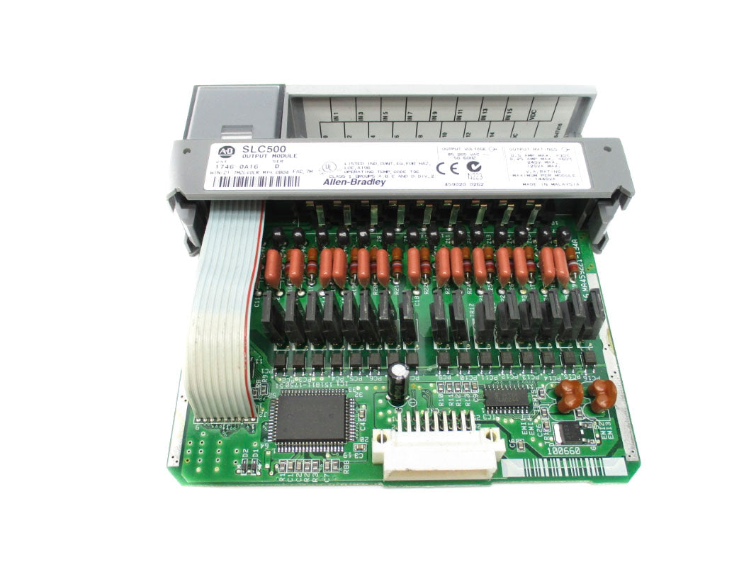 ALLEN BRADLEY 1746-OA16 SER. D 85-265VAC (NO TERMINAL) NSNP