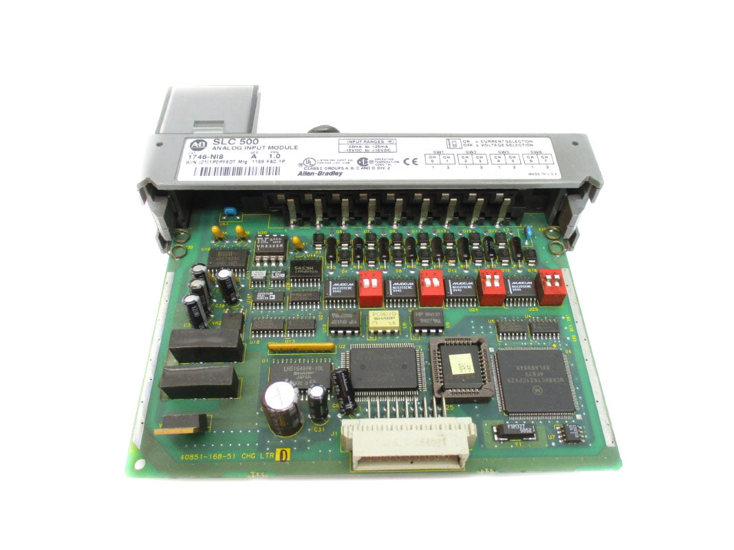 ALLEN BRADLEY 1746-NI8 SER. A 10VDC F/W 1.0 (NO DOOR) NSNP