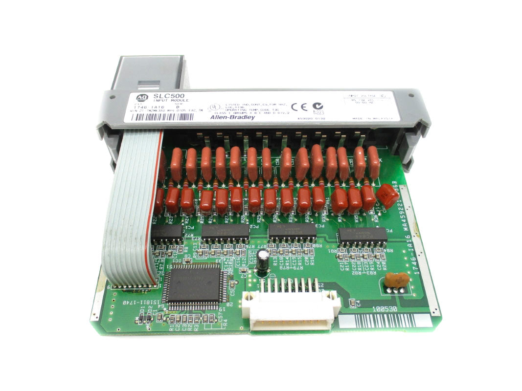 ALLEN BRADLEY 1746-IA16 SER. D 85-132VAC (NO DOOR/TERMINAL) NSNP