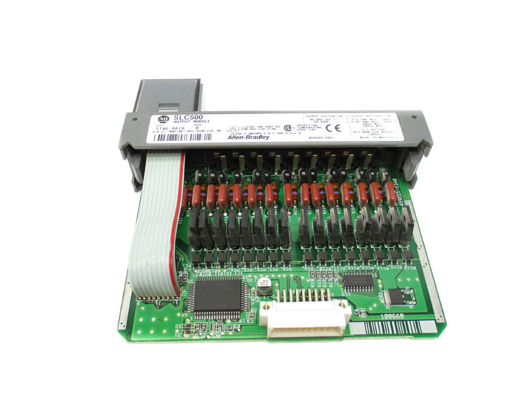 ALLEN BRADLEY 1746-OA16 SER. D 85-265VAC (NO DOOR/TERMINAL) NSNP