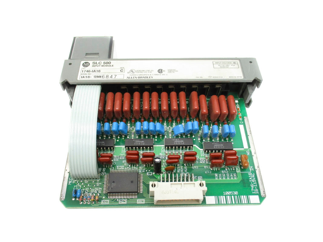 ALLEN BRADLEY 1746-IA16 SER. C 85-132VAC (NO DOOR/TERMINAL) NSNP