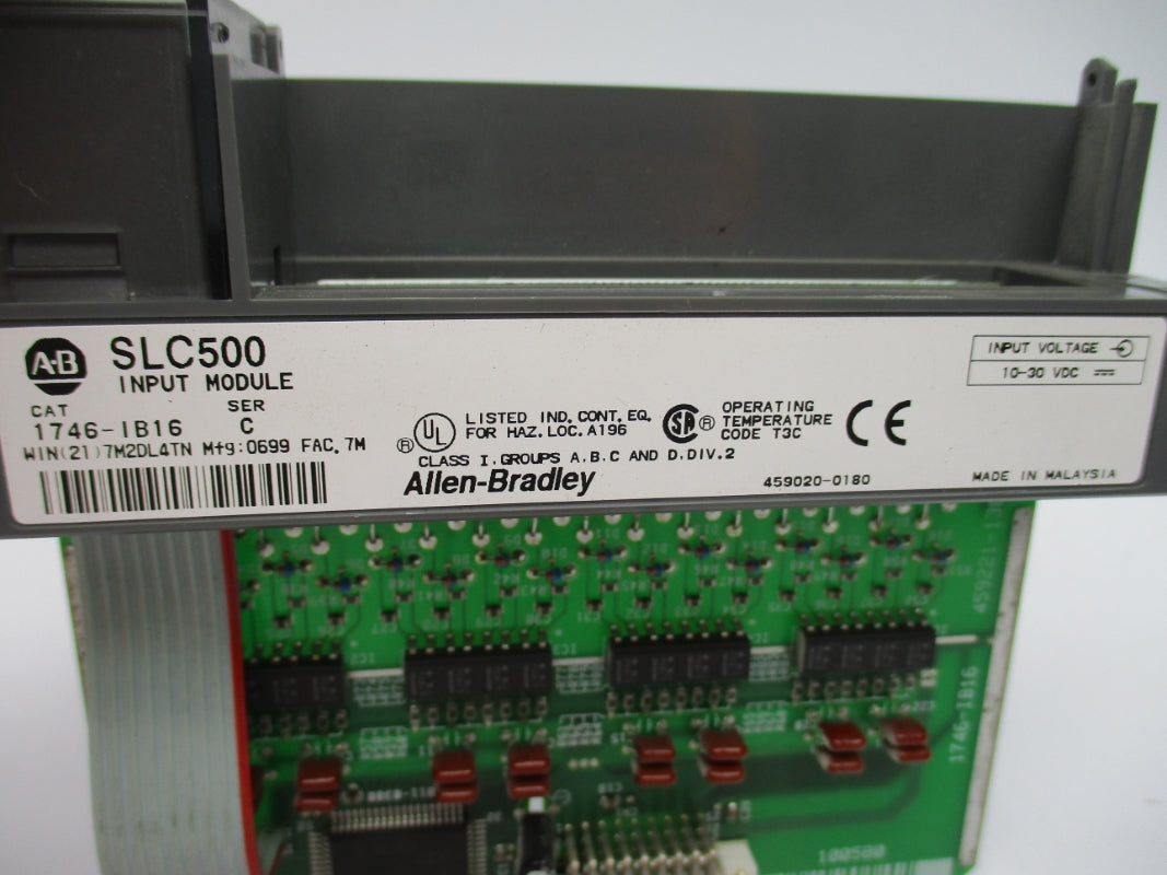 ALLEN BRADLEY 1746-IB16 SER. C 10-30VDC (NO DOOR/TERMINAL) NSNP