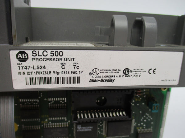 ALLEN BRADLEY 1747-L524 SER. C F/W 7C (NO DOOR/TERMINAL) NSNP