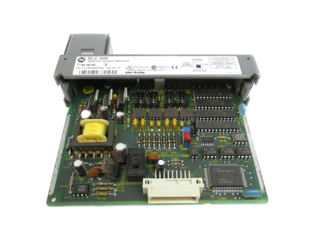 ALLEN BRADLEY 1746-NO4I SER. A 24VDC (NO DOOR/TERMINAL) NSNP