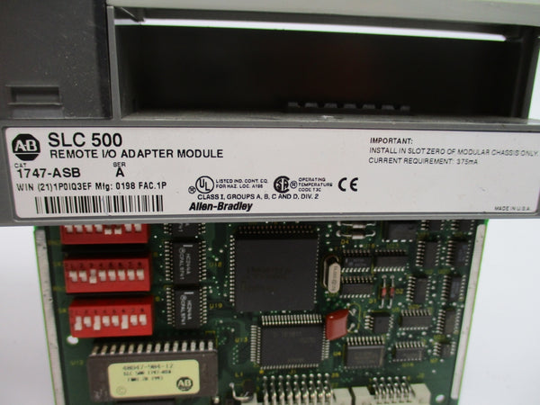 ALLEN BRADLEY 1747-ASB SER. A (NO TERMINAL) NSNP