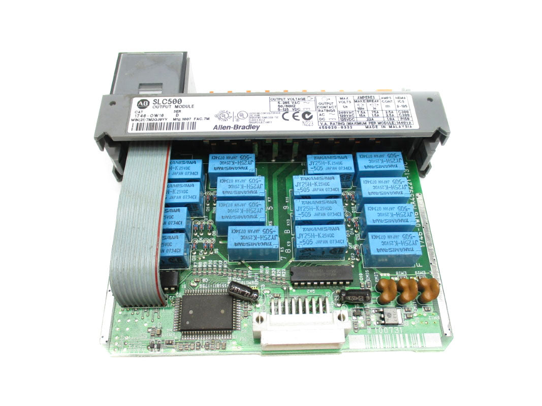 ALLEN BRADLEY 1746-OW16 SER. D 5-265VAC (NO DOOR) NSNP