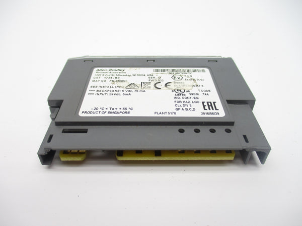 ALLEN BRADLEY 1734-IB8 SER. D F/W 3.022 24VDC NSNP