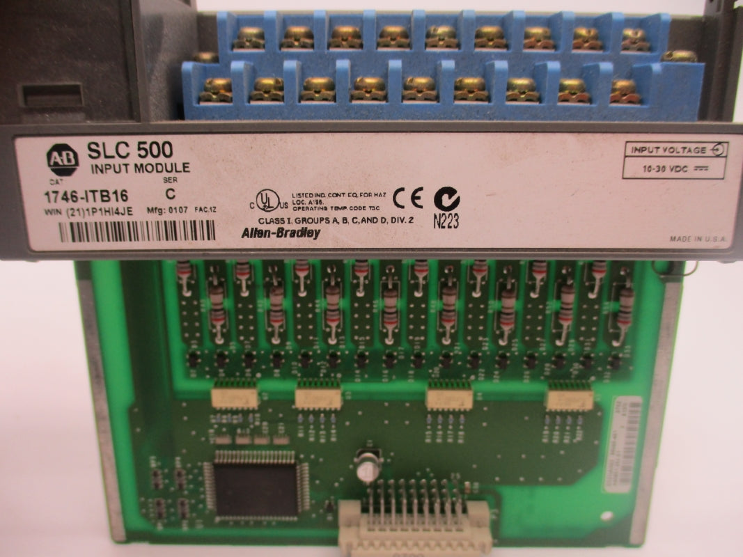 ALLEN BRADLEY 1746-ITB16 SER. C 30VDC (NO DOOR) UNMP