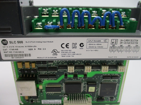 ALLEN BRADLEY 1746-NIB SER. A F/W 2.0 10VDC (NO DOOR) UNMP