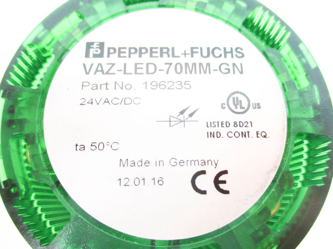 PEPPERL+FUCHS VAZ-LED-70MM-GN 196235 24VAC/DC NSNP