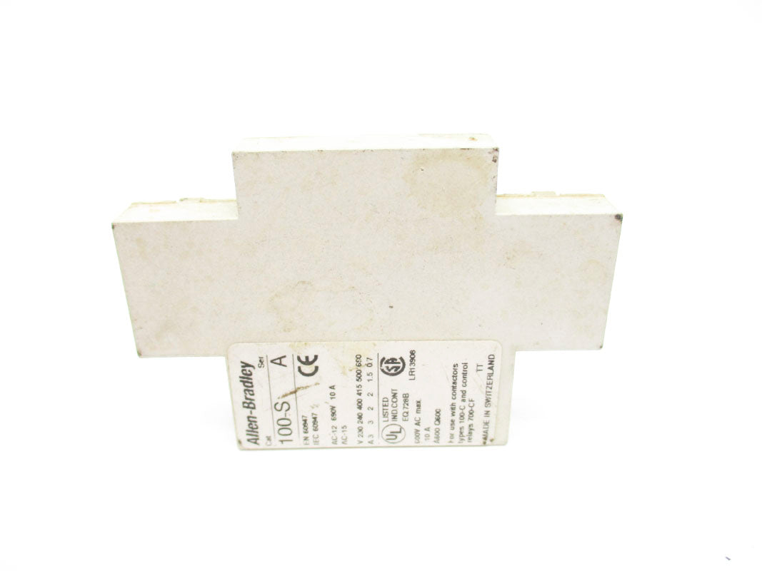 ALLEN BRADLEY 100-SB10 SER. A 600VAC 10A UNMP