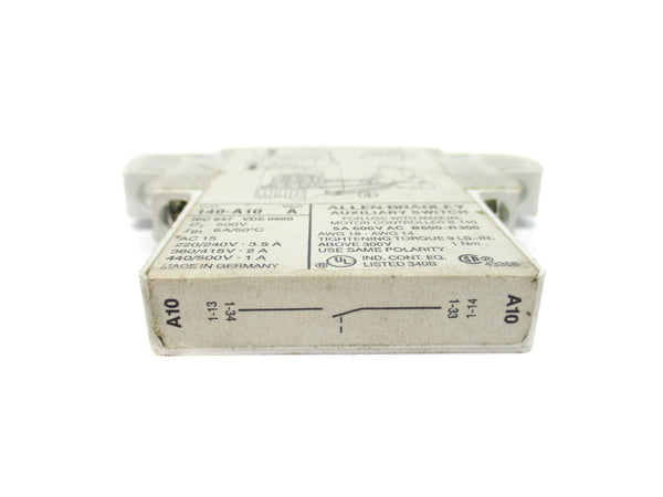 ALLEN BRADLEY 140-A10 SER. A 500V 5A UNMP