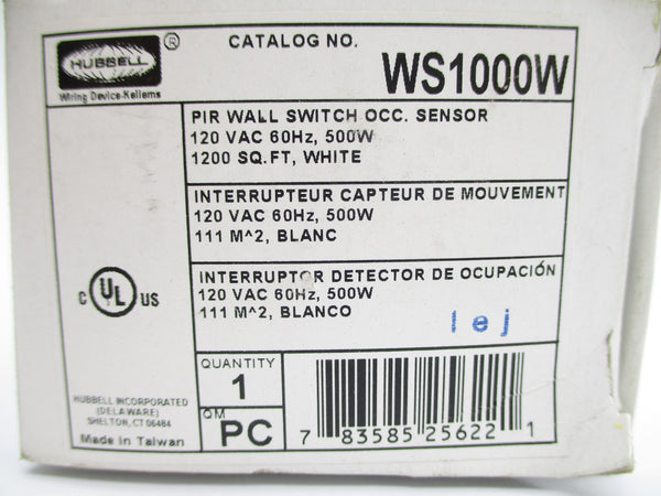 HUBBELL WS1000W NSMP