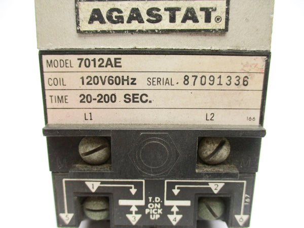 AGASTAT 7012AE 120V 20-200S UNMP