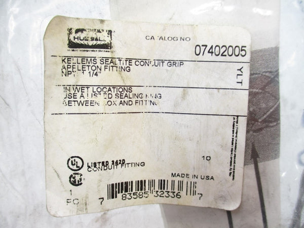 HUBBELL 07402005 1-1/4" NSMP