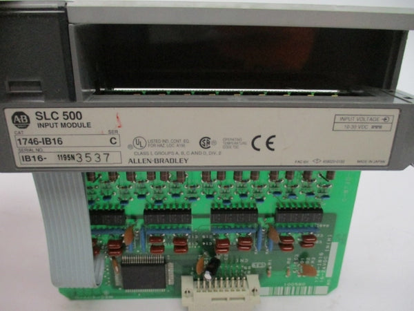 ALLEN BRADLEY 1746-IB16 SER. C 10-30VDC (NO TERMINAL) UNMP