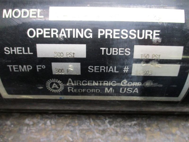 AIRCENTRIC CS-1248-6-6-FP 300PSI 300'F HEAT EXCHANGER REMAN