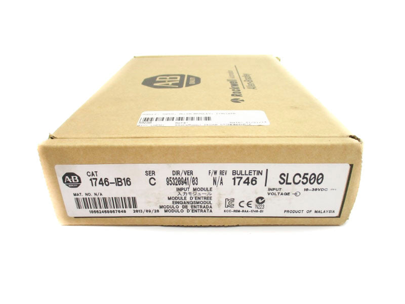 ALLEN BRADLEY 1746-IB16 SER. C 10-30VDC DATE: 2013 NSFS