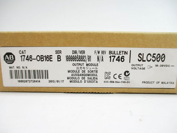 ALLEN BRADLEY 1746-OB16E SER. B 10-30VDC NSFS