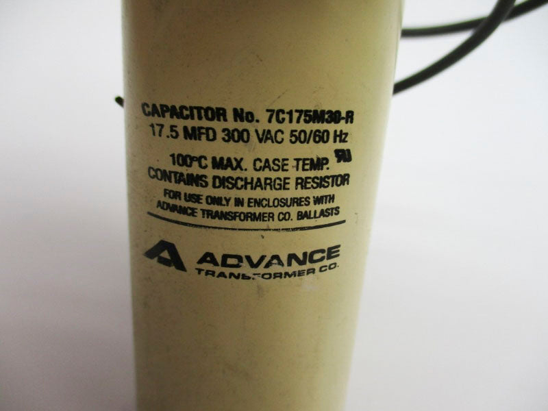 ADVANCE TRANSFORMER 7C175M30-R 300VAC 100'C NSNP