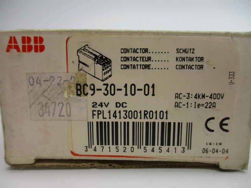 ABB BC9-30-10-01 24VDC 26A NSMP