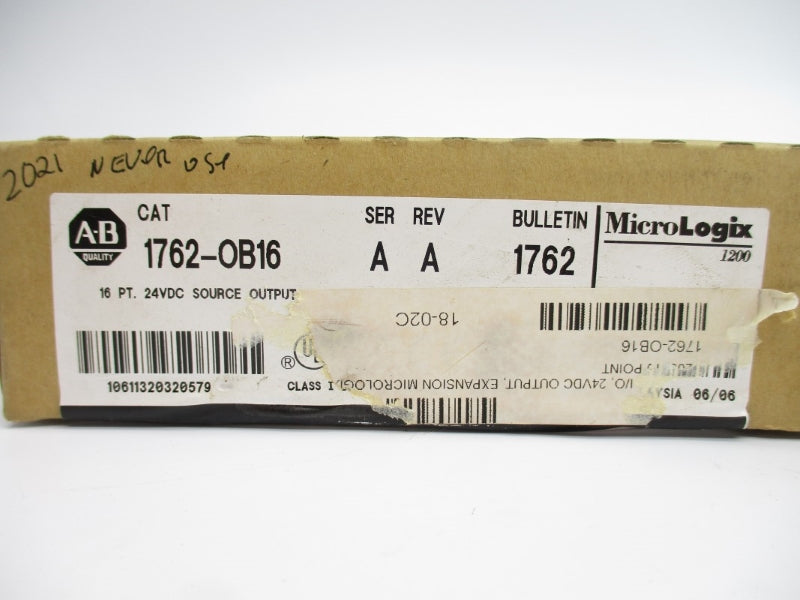 ALLEN BRADLEY 1762-OB16 SER. A 24VDC 8A NSMP