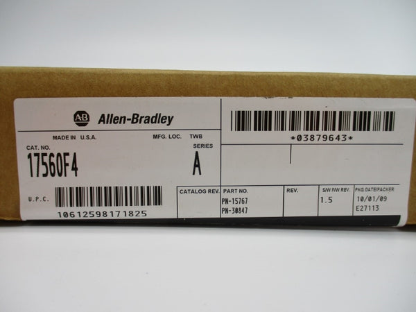 ALLEN BRADLEY 1756-OF4 SER. A F/W 1.5 DATE: 2009 NSFS
