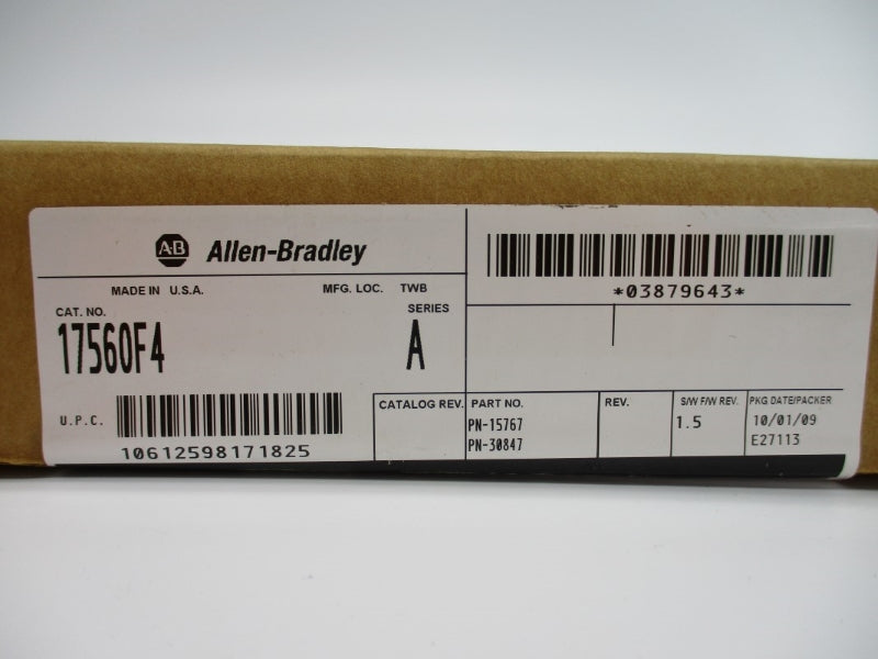 ALLEN BRADLEY 1756-OF4 SER. A F/W 1.5 DATE: 2009 NSFS