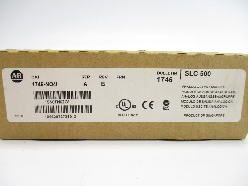 ALLEN BRADLEY 1746-NO4I SER. A DATE: 2010 NSFS