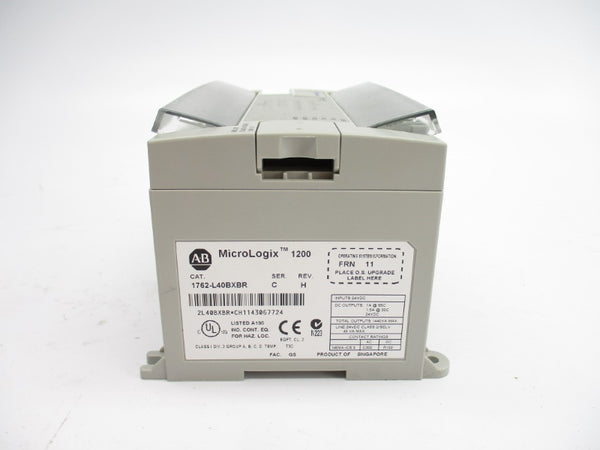 ALLEN BRADLEY 1762-L40BXBR SER. C F/W 11 24VDC 1A NSNP