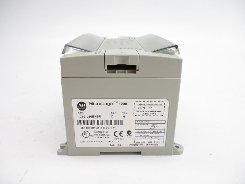 ALLEN BRADLEY 1762-L40BXBR SER. C F/W 11 24VDC 1A NSNP