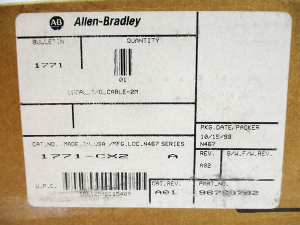 ALLEN BRADLEY 1771-CX2 SER. A NSMP