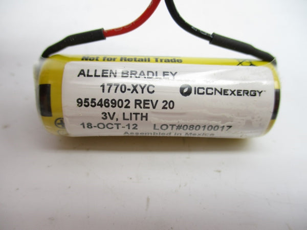ALLEN BRADLEY 1770-XYC SER. A 3V (WH) NSMP