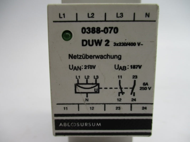 ABL SURSUM 0388-070 DUW2 230/400V NSNP