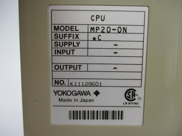 YOKOGAWA MP20-0N UNMP