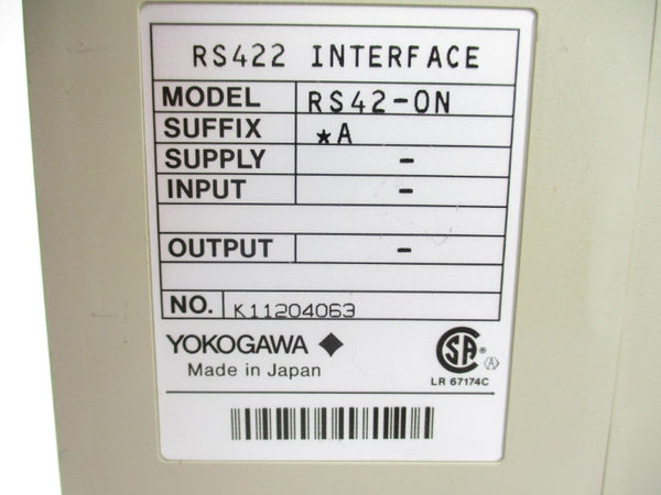 YOKOGAWA RS42-0N UNMP