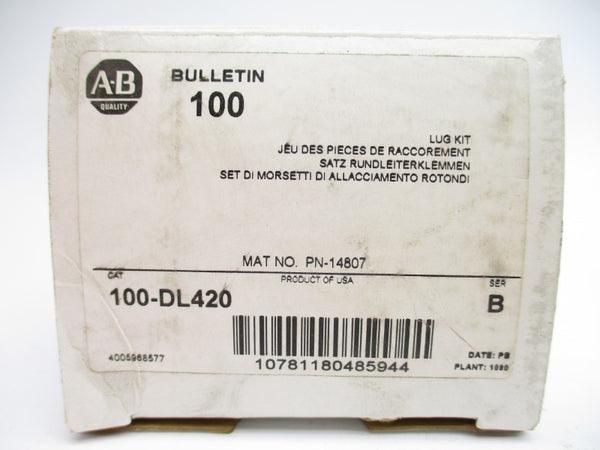 ALLEN BRADLEY 100-DL420 SER. B (WH) NSMP