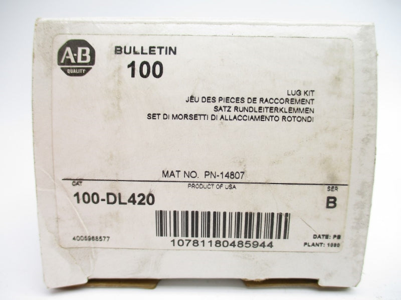 ALLEN BRADLEY 100-DL420 SER. B (WH) NSMP