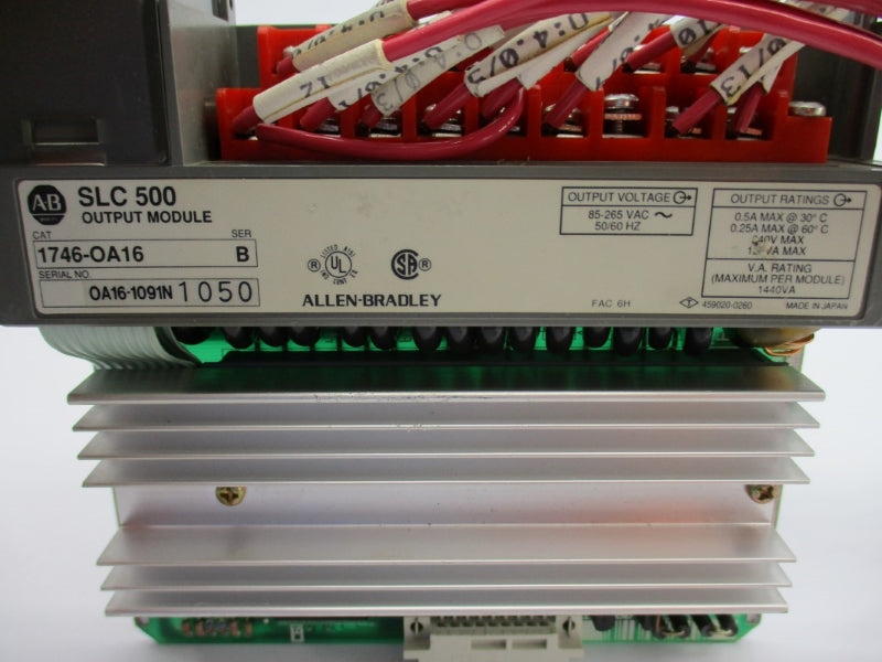 ALLEN BRADLEY 1746-OA16 SER. B 85-265VAC (NO DOOR) NUPI
