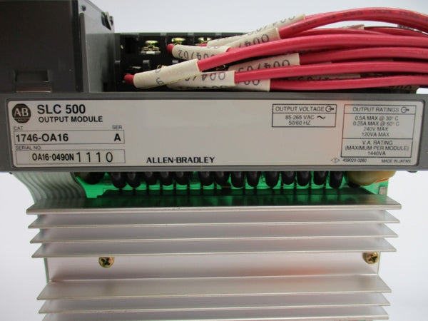 ALLEN BRADLEY 1746-OA16 SER. A 85-265VAC (NO DOOR) NUPI